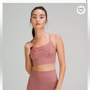 Lululemon Nulu Strappy Sports Bra BLACK Strappy Back Yoga Workout Size 6